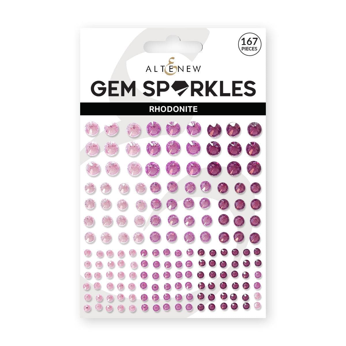 altenew-rhodonite-gem-sparkles-schmucksteine-167-teilig-rosa image 1