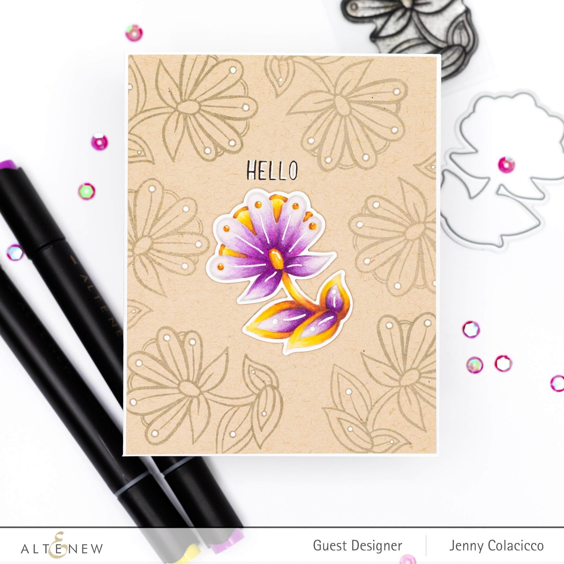 altenew-whimsical-motif-stanzschablonen-set-8-tlg-floral image 3