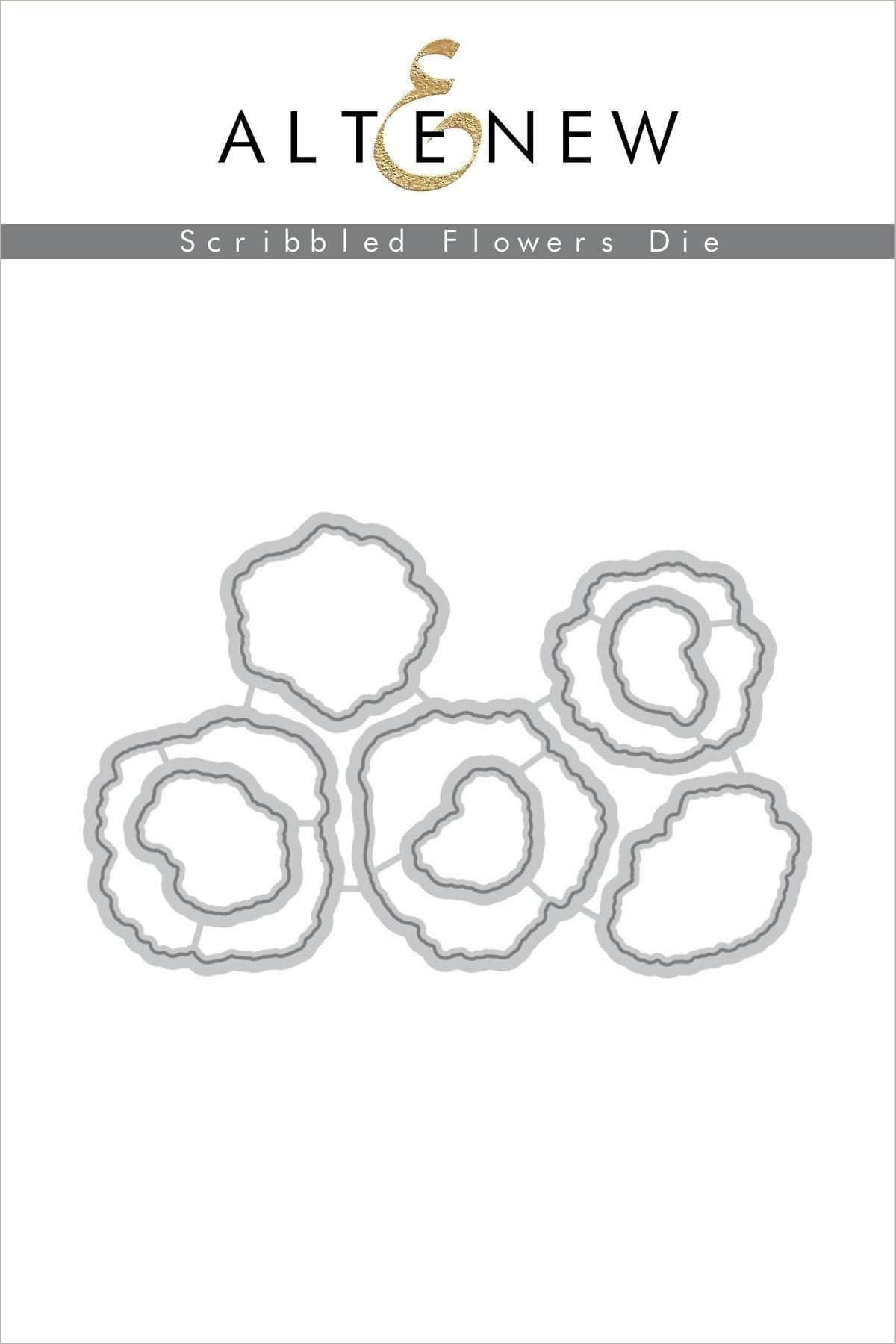 altenew-scribbled-flowers-stanzen-set-8-dies-blumen image 1