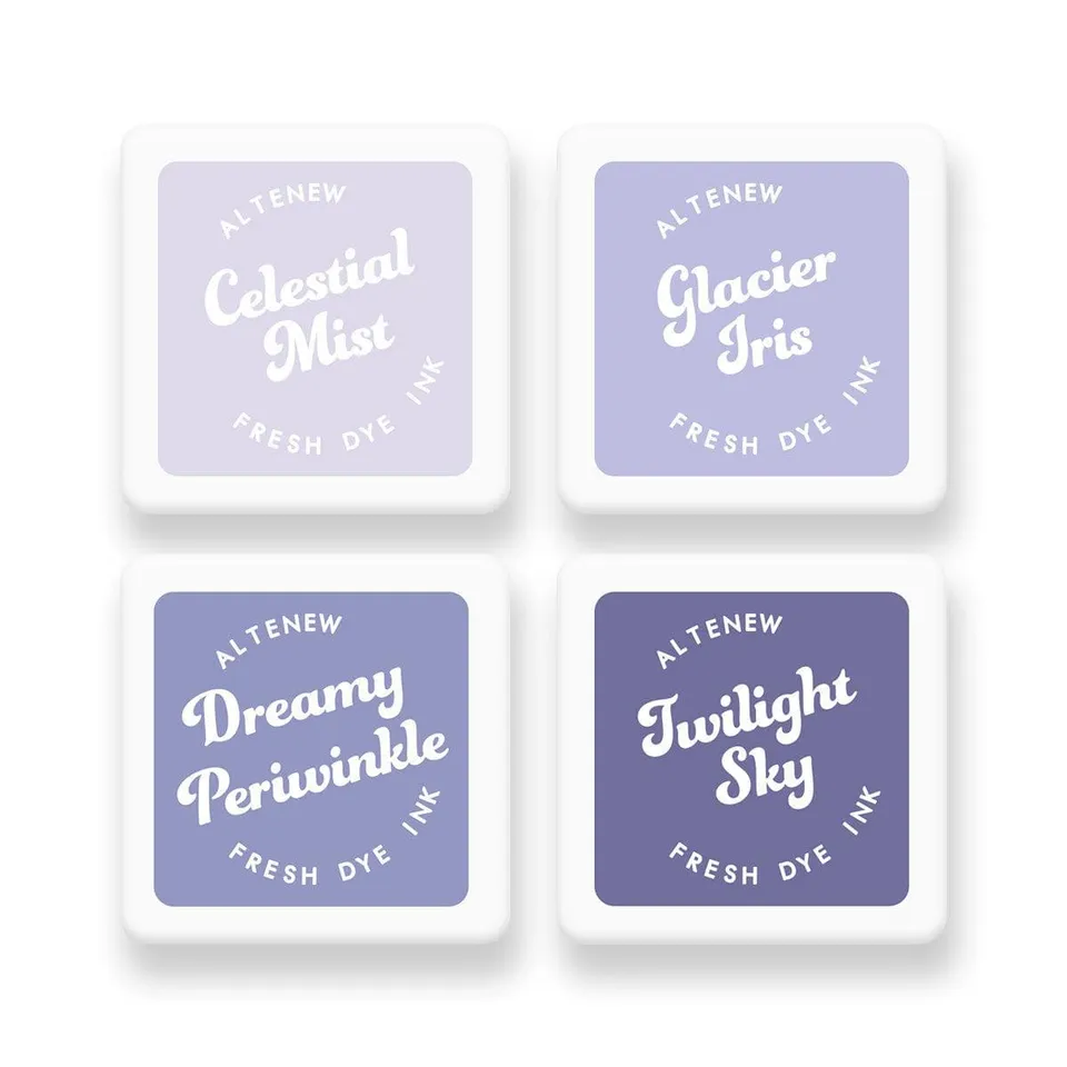 altenew-moonlit-twilight-fresh-dye-ink-mini-cube-set image 1