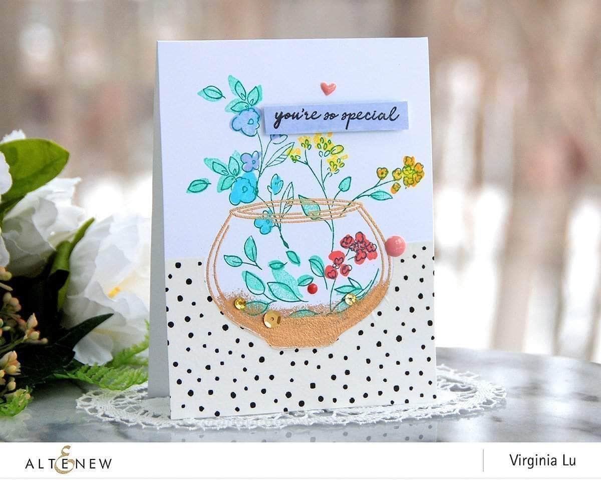 altenew-watercolor-doodles-stempelset-floral-22-teilig image 2