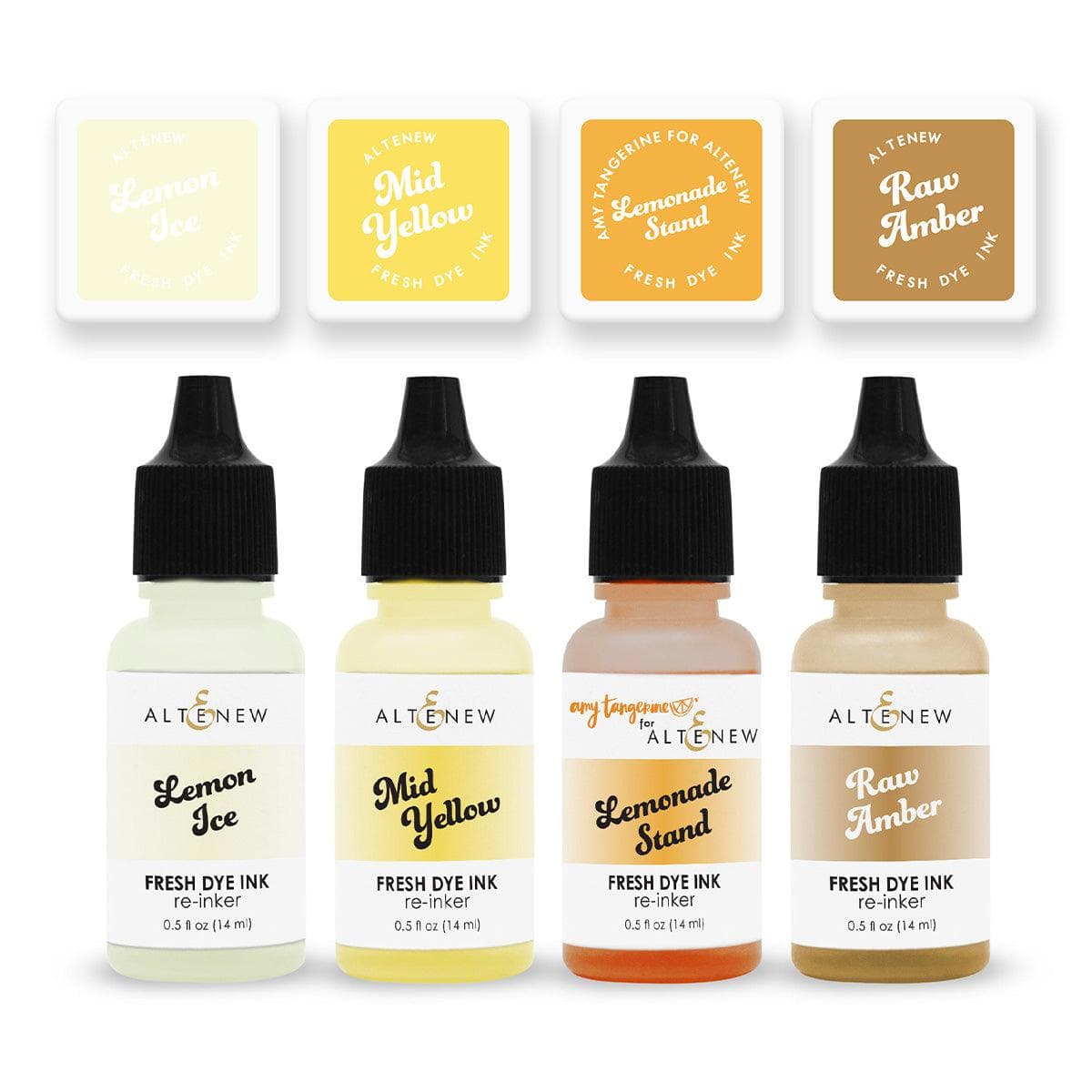 altenew-citrus-punch-fresh-dye-ink-mini-cubes-reinker-bundle image 1