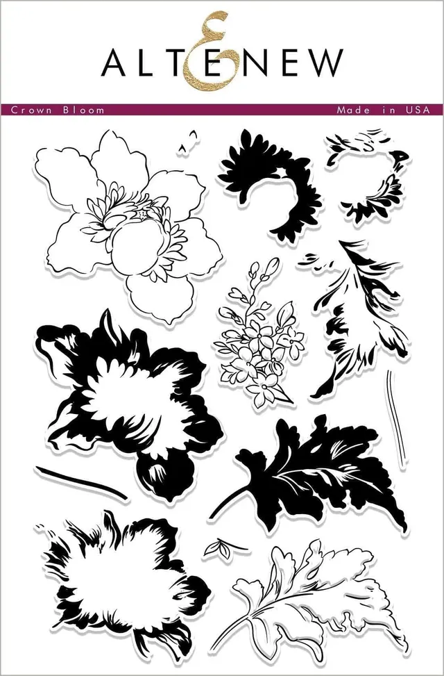 altenew-crown-bloom-stempelset-pfingstrose-6x8-zoll-13-tlg image 1