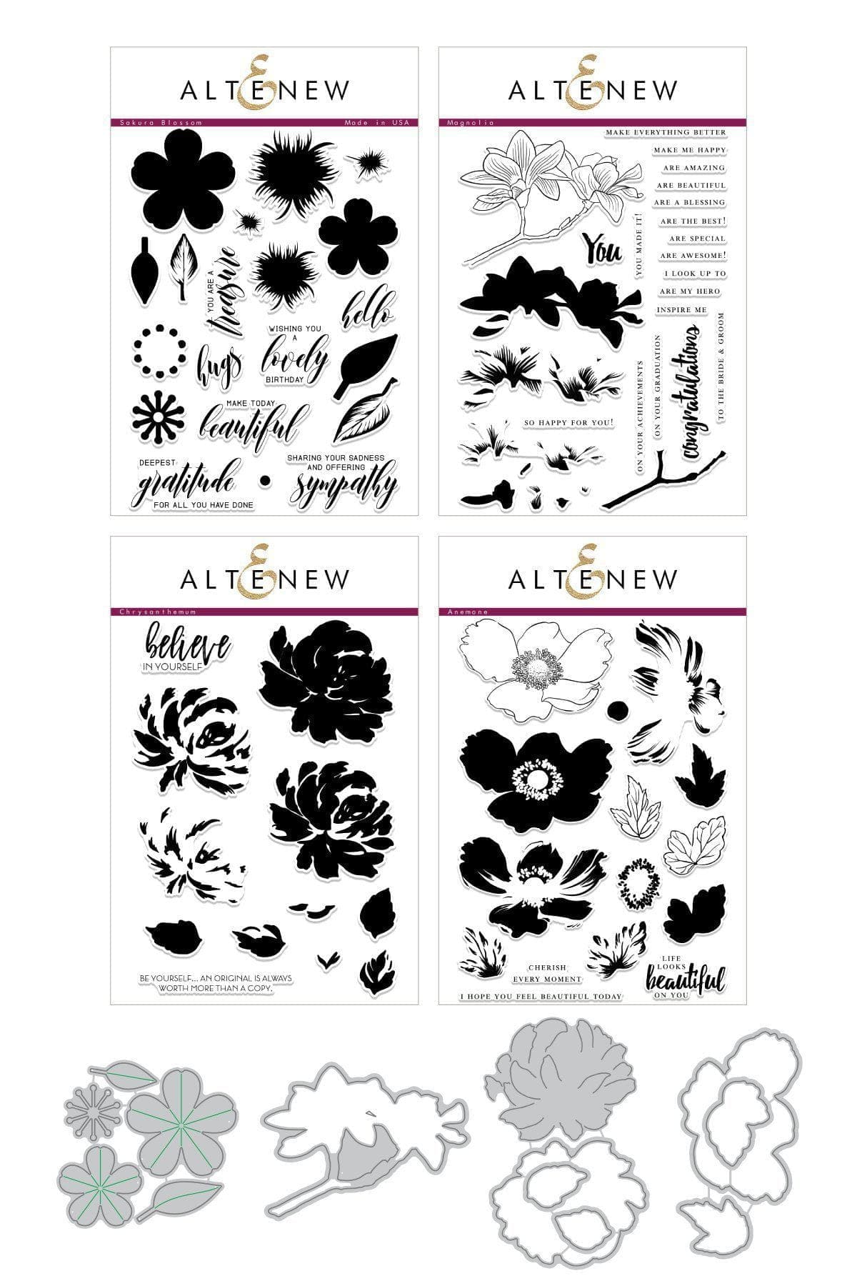 altenew-build-a-garden-d-stempelset-blumen-4er-layering image 1