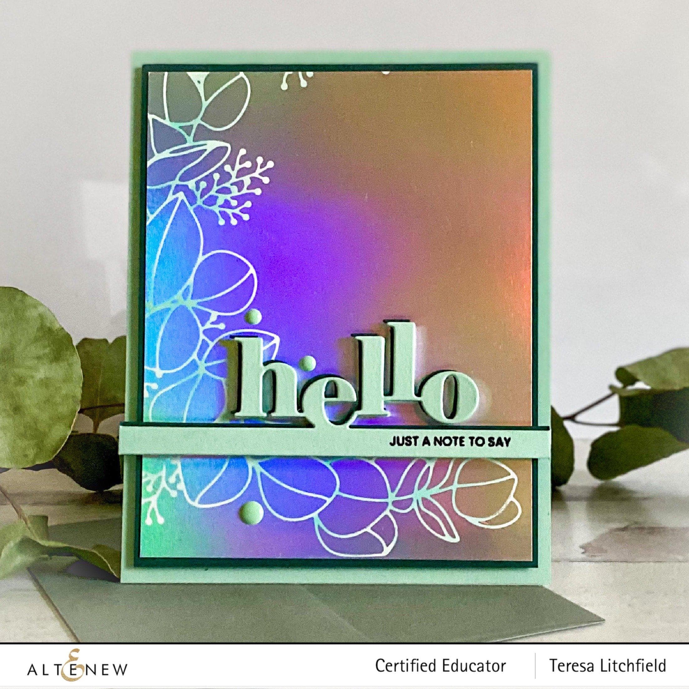 altenew-eucalyptus-wreath-hot-foil-plate-kranz-folie image 6