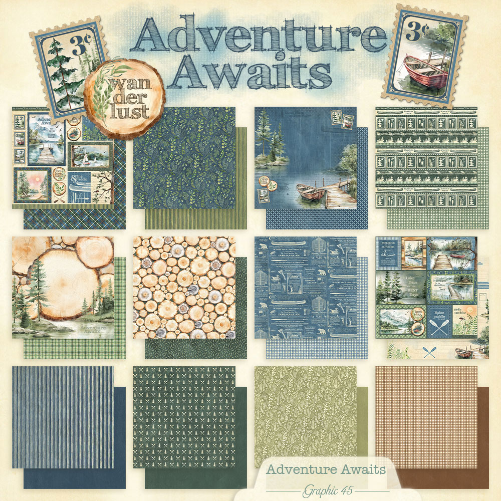 graphic-45-adventure-awaits-collection-pack-papier-8x8 image 2
