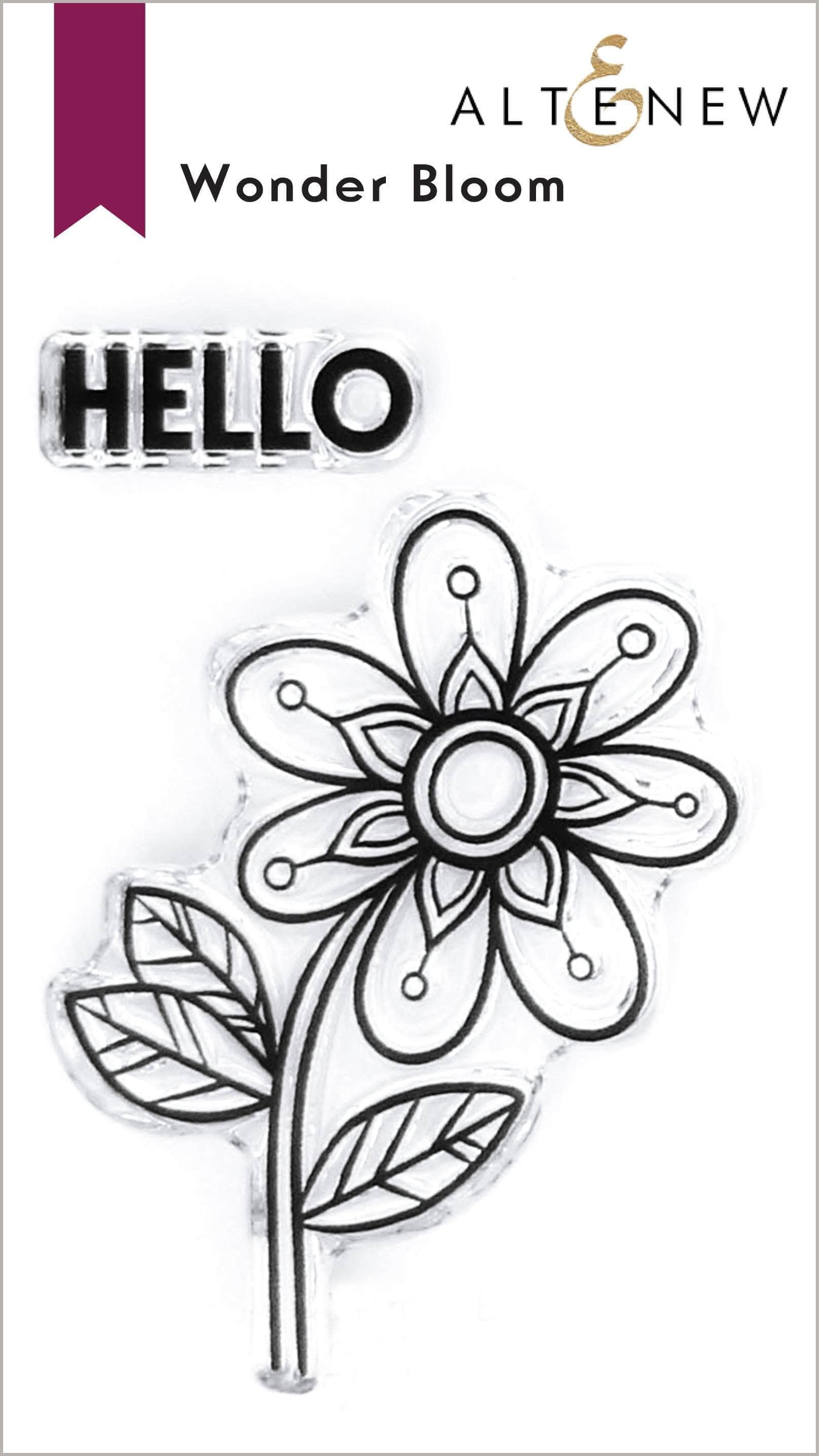 altenew-wonder-bloom-ministempel-blume-hello-2x3 image 1