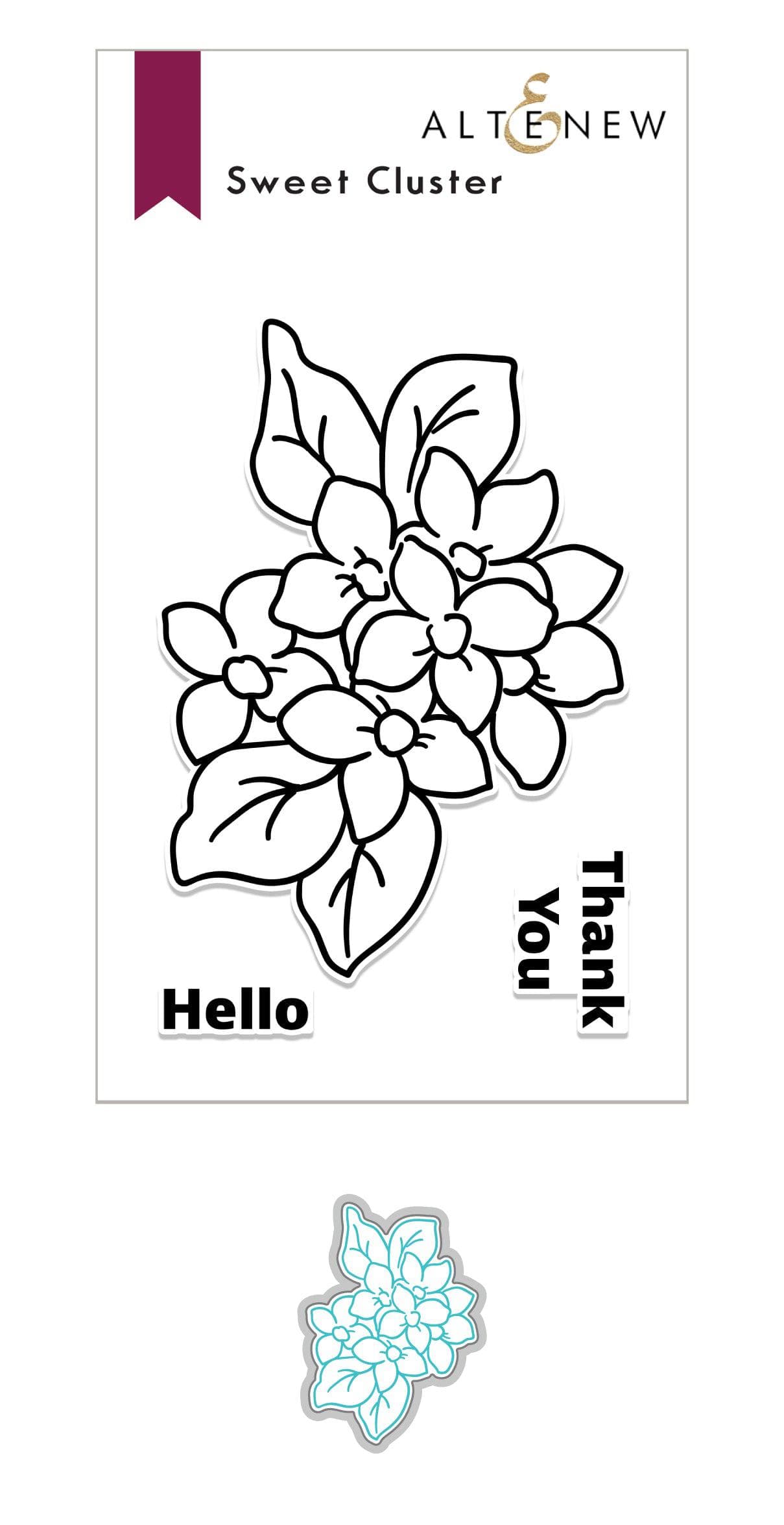 altenew-sweet-cluster-stempel-stanzen-bundle-mini image 1