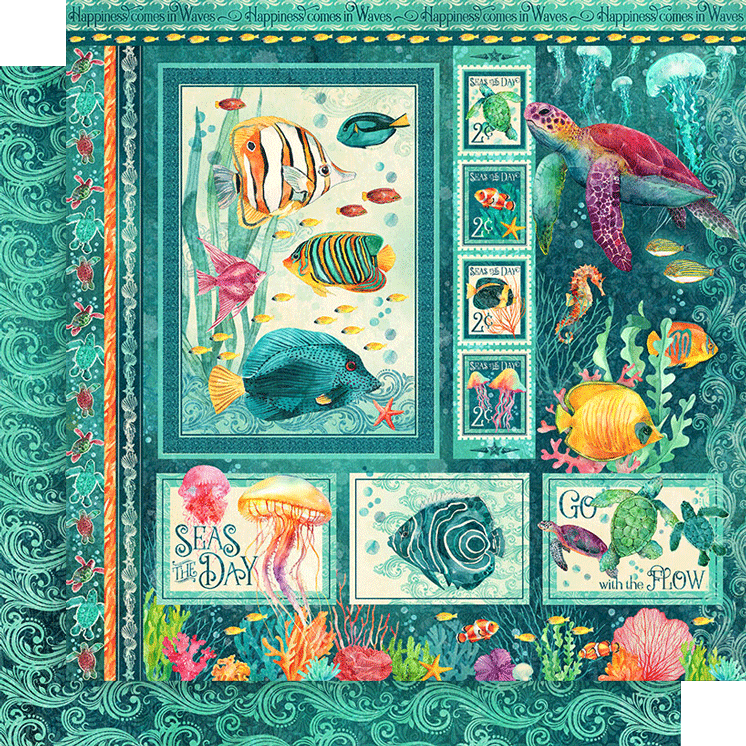 graphic-45-seas-the-day-8x8-collection-pack-24-blatt-meer image 3