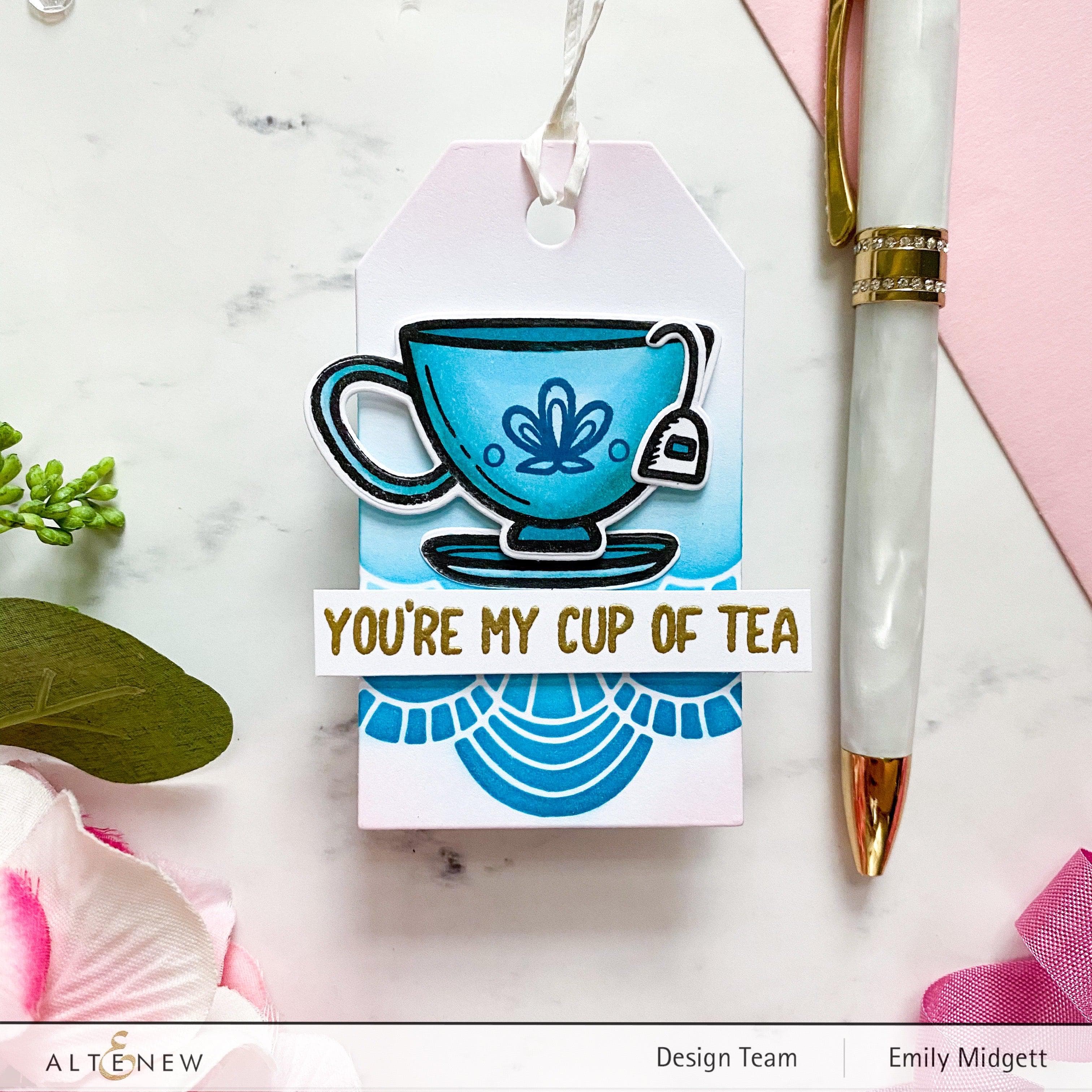 altenew-tea-for-two-coloring-schablone-tee image 3