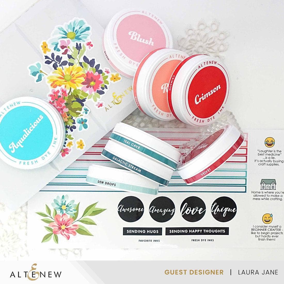 altenew-round-ink-pads-label-set-fresh-dye-ink-90-farben image 2