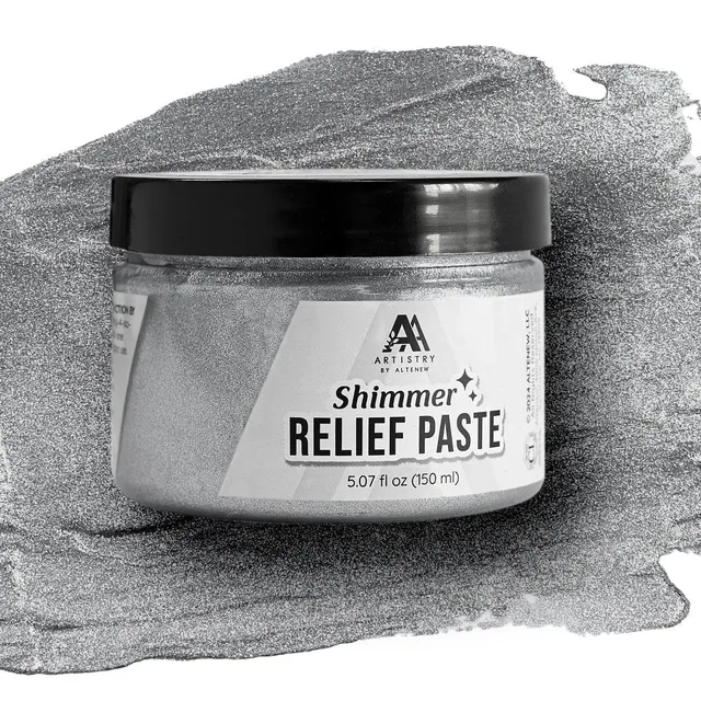 altenew-shimmer-relief-paste-strukturpaste-silber-150ml image 1