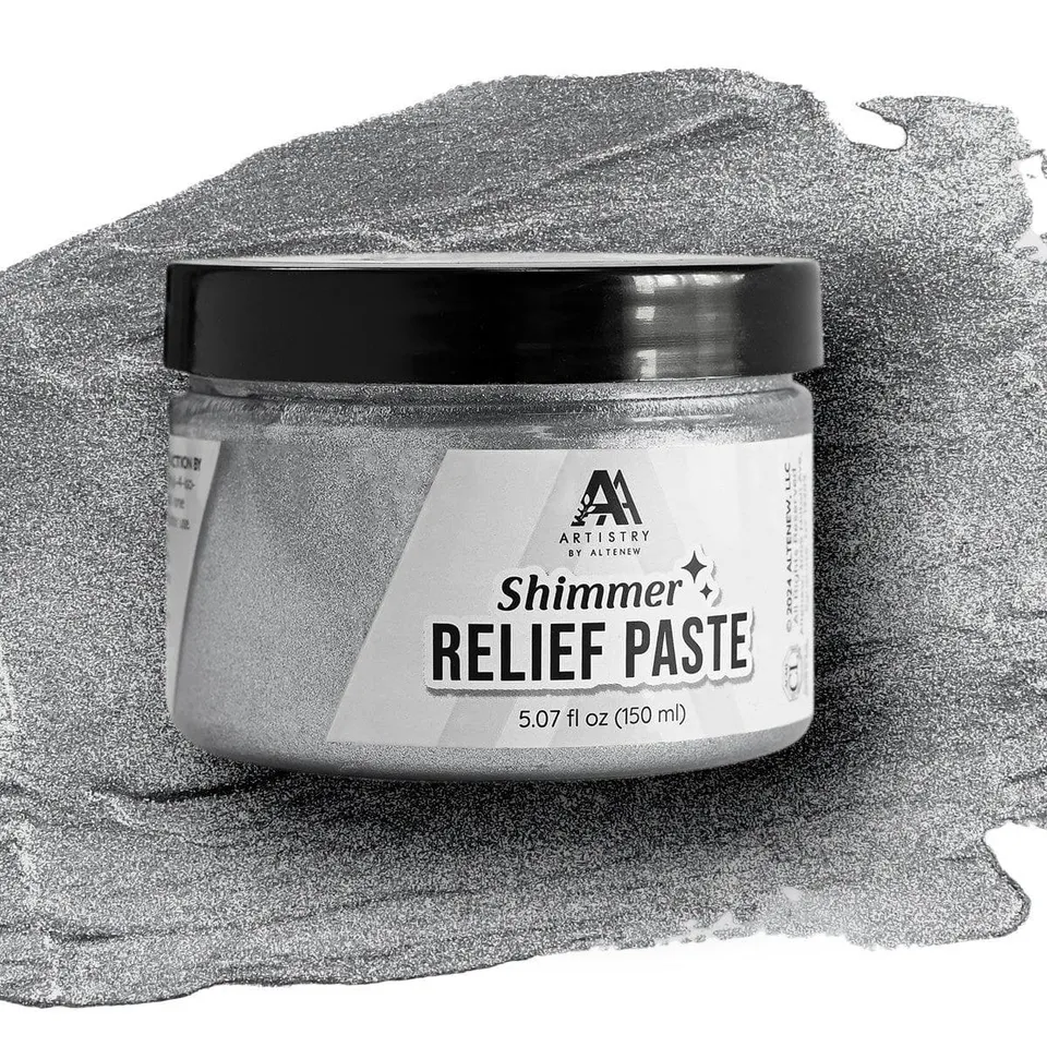 altenew-shimmer-relief-paste-strukturpaste-silber-150ml image 1