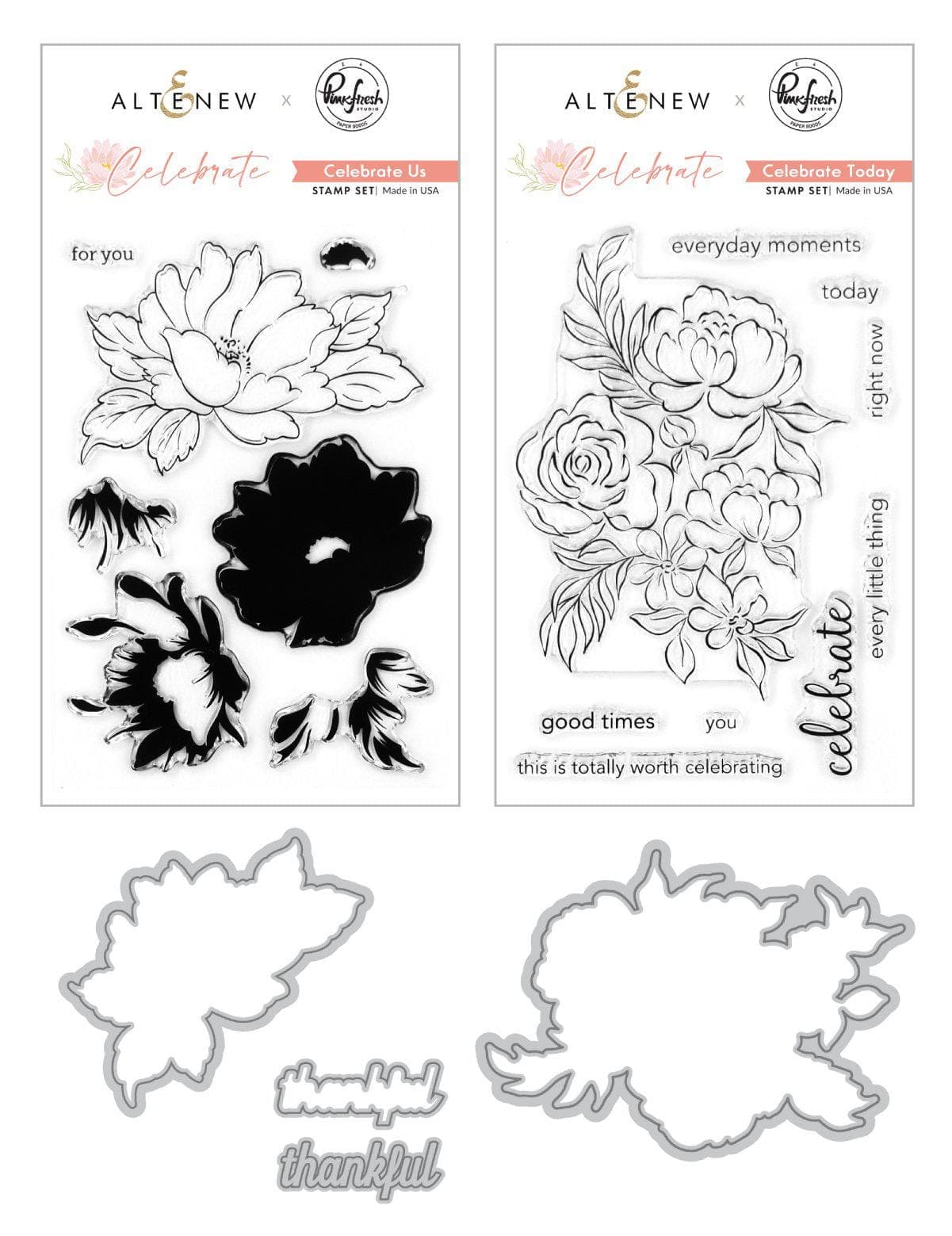 altenew-celebrate-us-today-stempel-stanzen-bundle-floral image 1