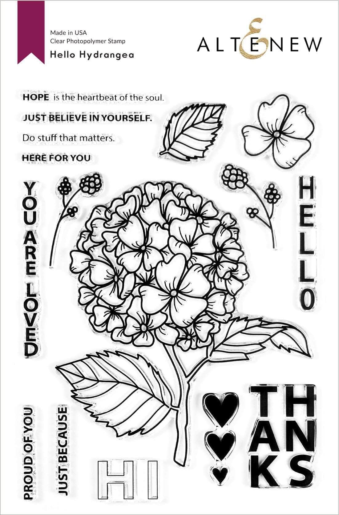 altenew-hello-hydrangea-stempelset-hortensie-6x8-16-stempel image 1