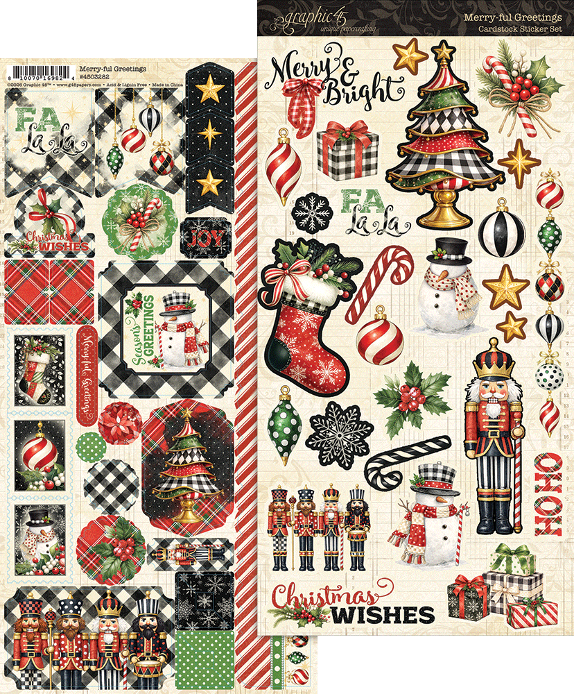 graphic-45-merry-ful-greetings-sticker-set-weihnachten image 2