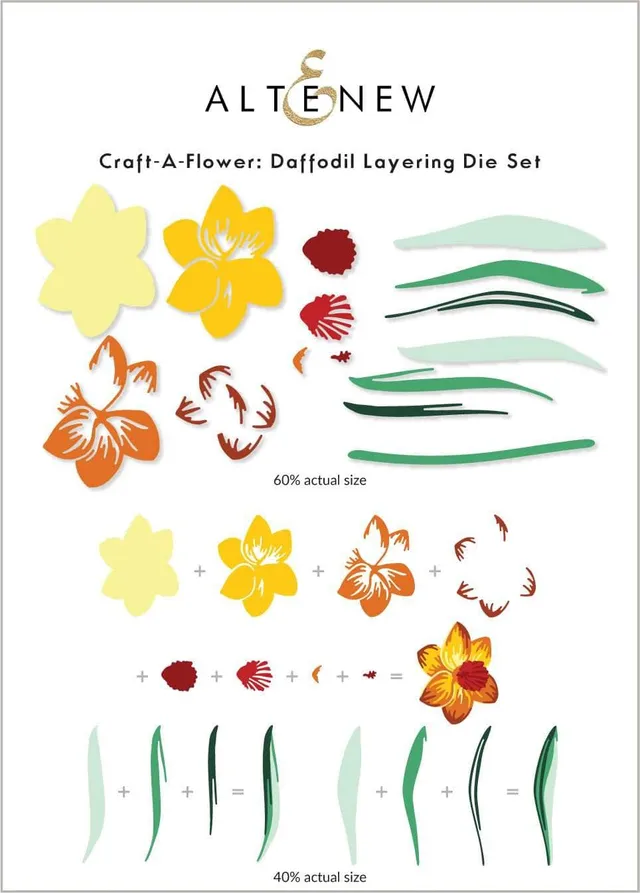 altenew-craft-a-flower-daffodil-stanzen-narzisse-15-tlg image 1