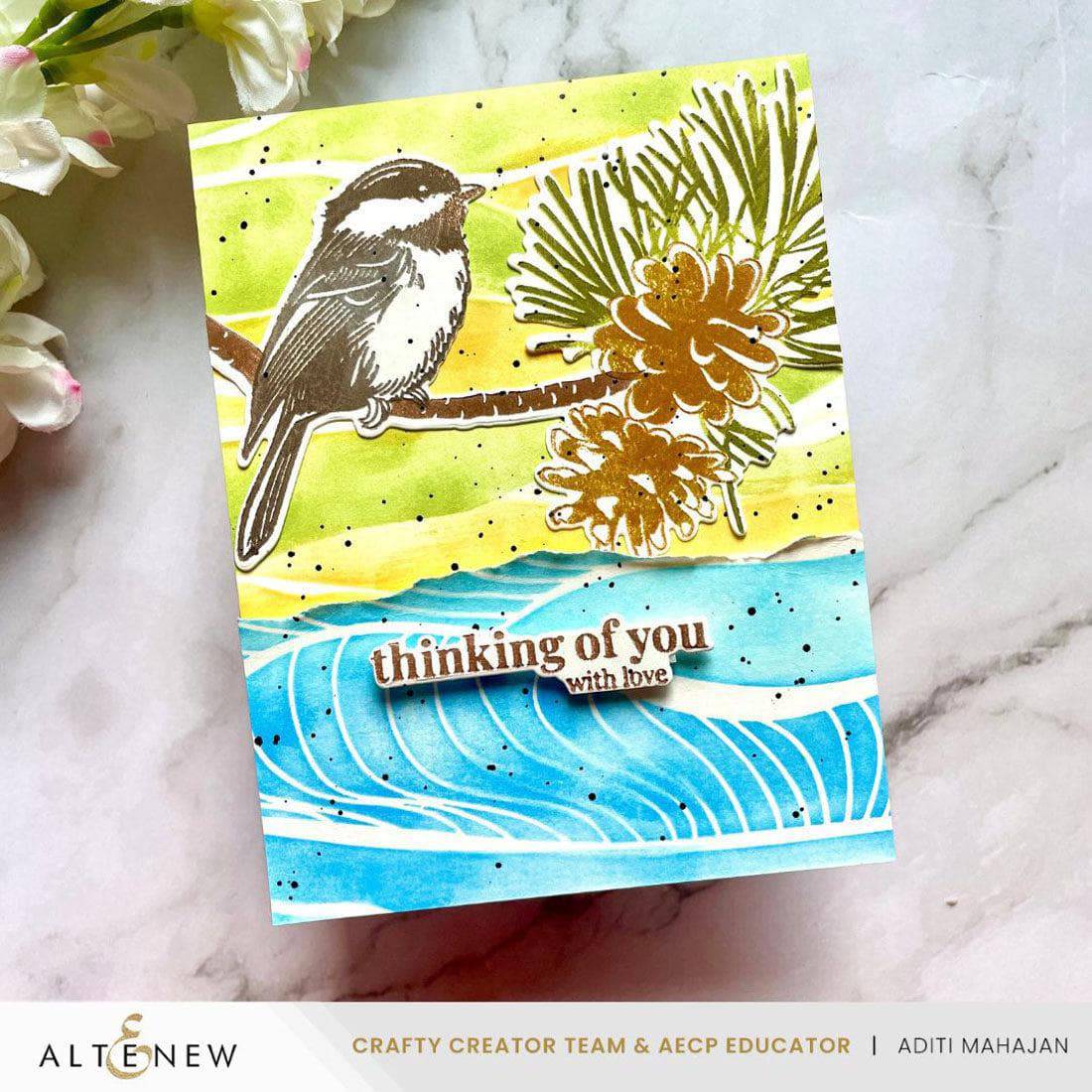 altenew-chickadee-chirps-press-plate-v-gel-winter-set image 3