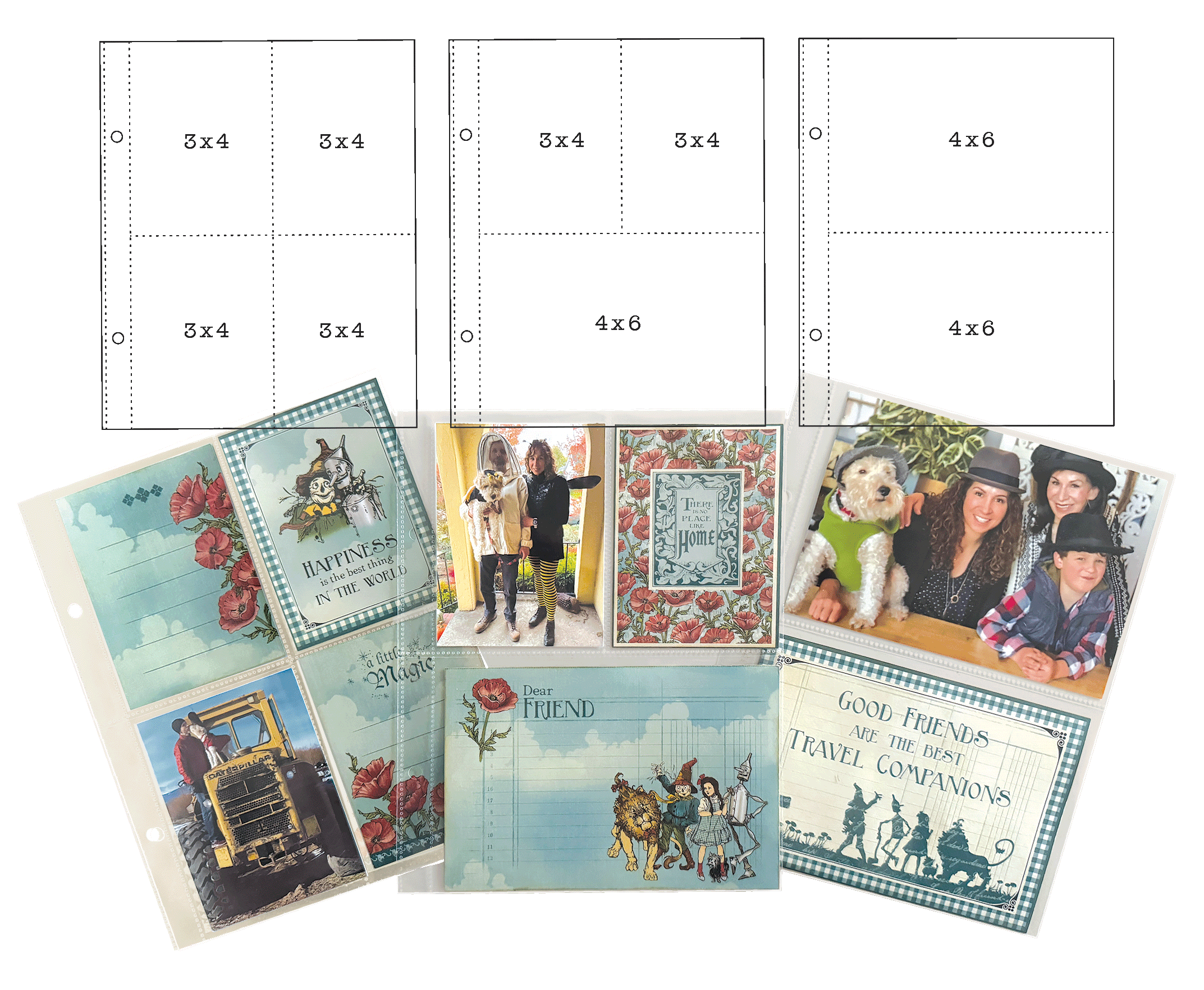 graphic-45-6x8-pocket-pages-fotoh-llen-12-st-ck-album-refill image 1