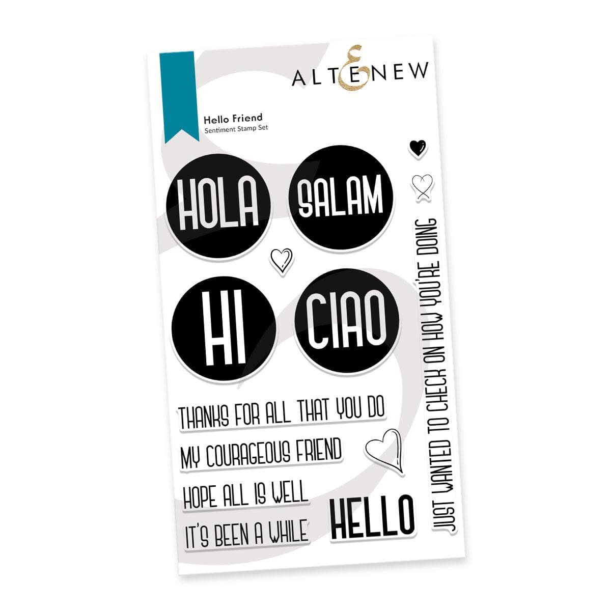 altenew-hello-friend-stempelset-4x6-gruesse-14-stempel image 1