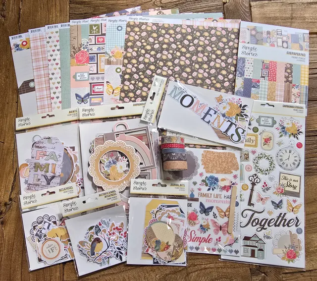 simple-stories-front-porch-scrapbook-bundle-papier-set image 1