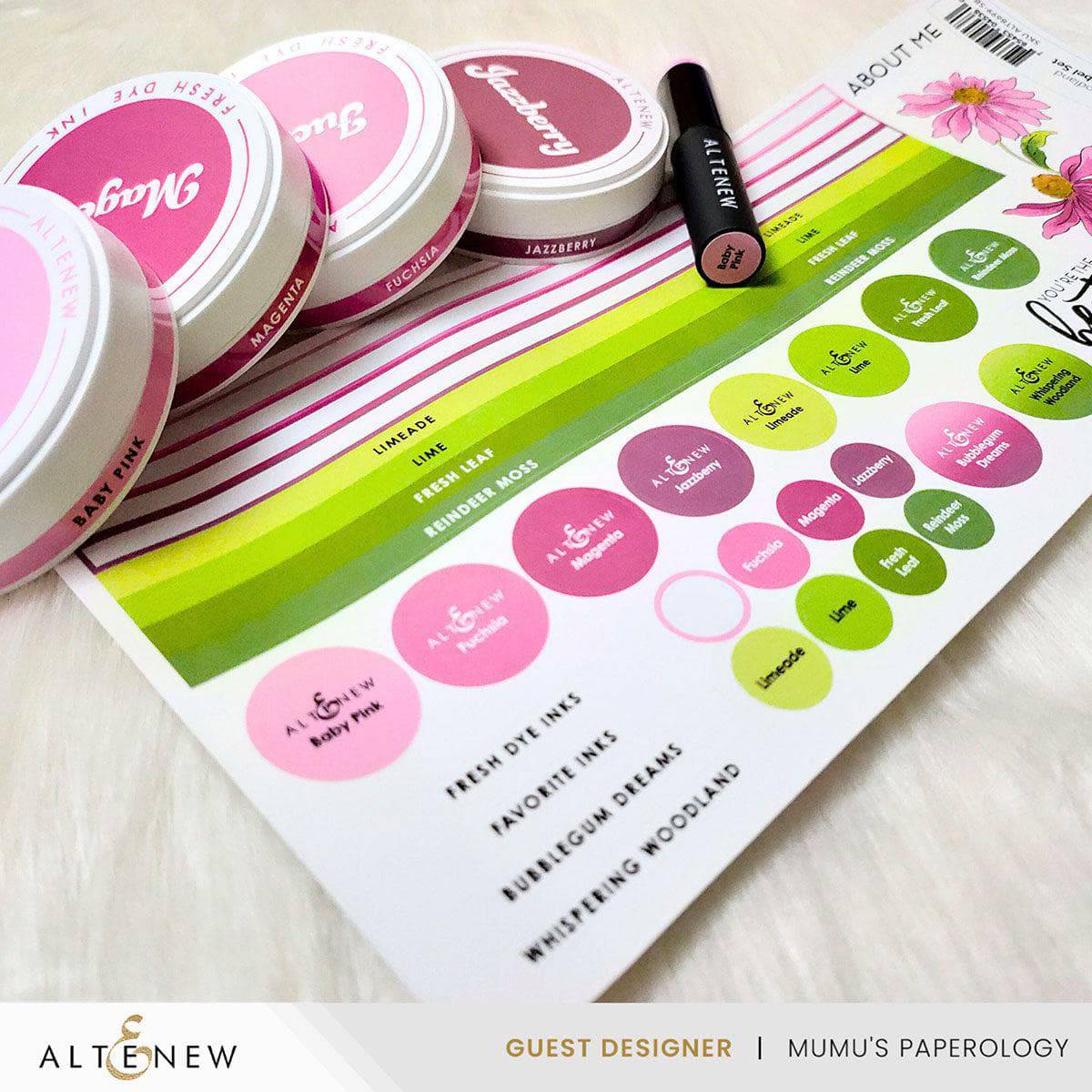 altenew-etiketten-set-stempelkissen-pinsel-woodland image 4