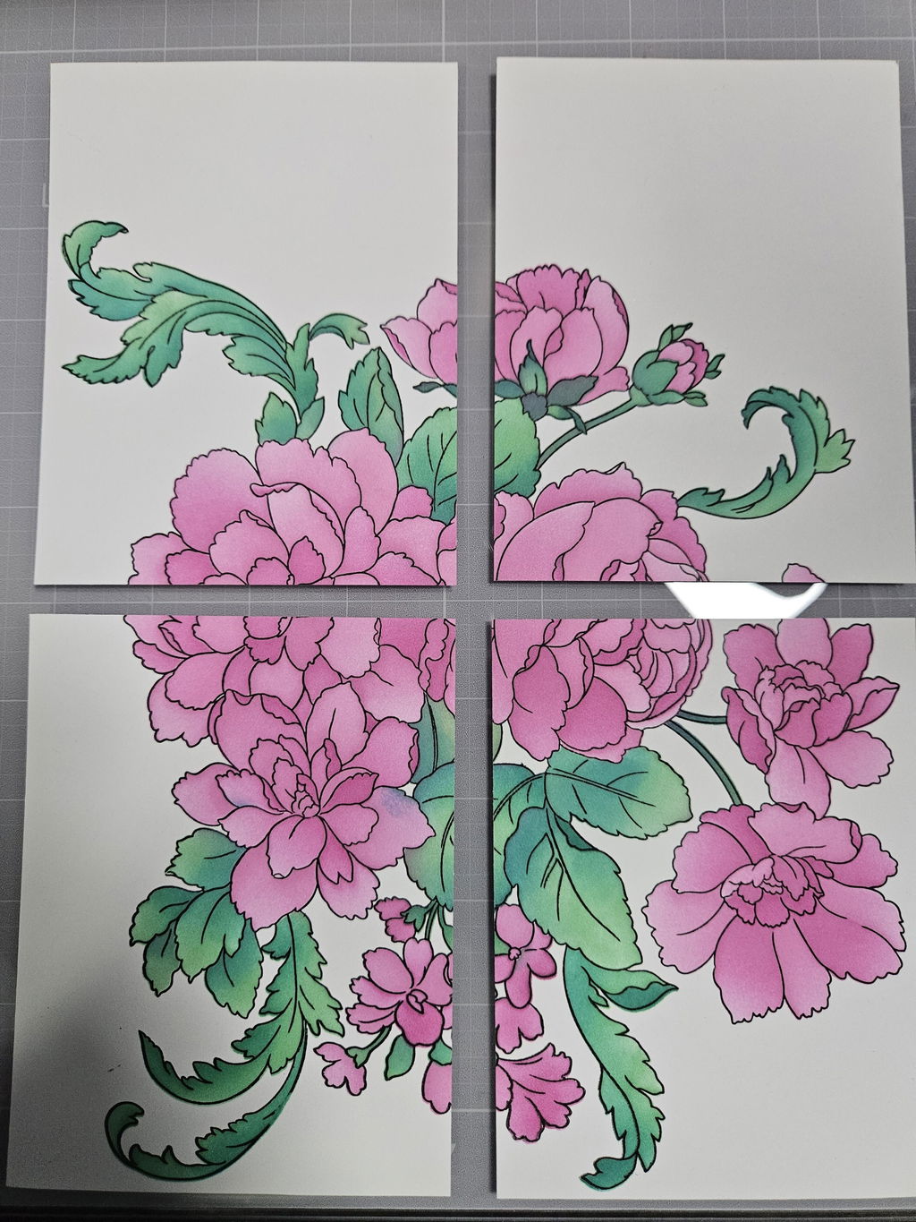 Klappt mit Pinsel