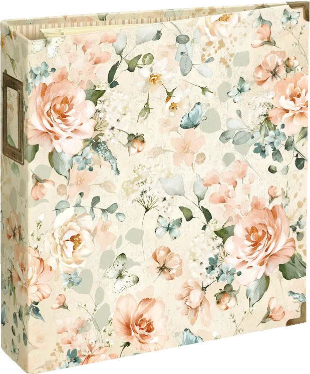 graphic-45-staples-vintage-rose-binder-album-mit-h-llen image 1