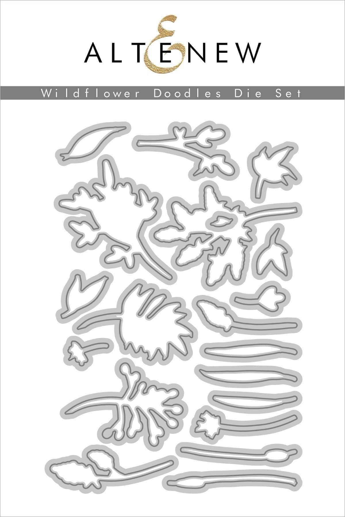 altenew-wildflower-doodles-stanzschablonen-20tlg-blumen image 1