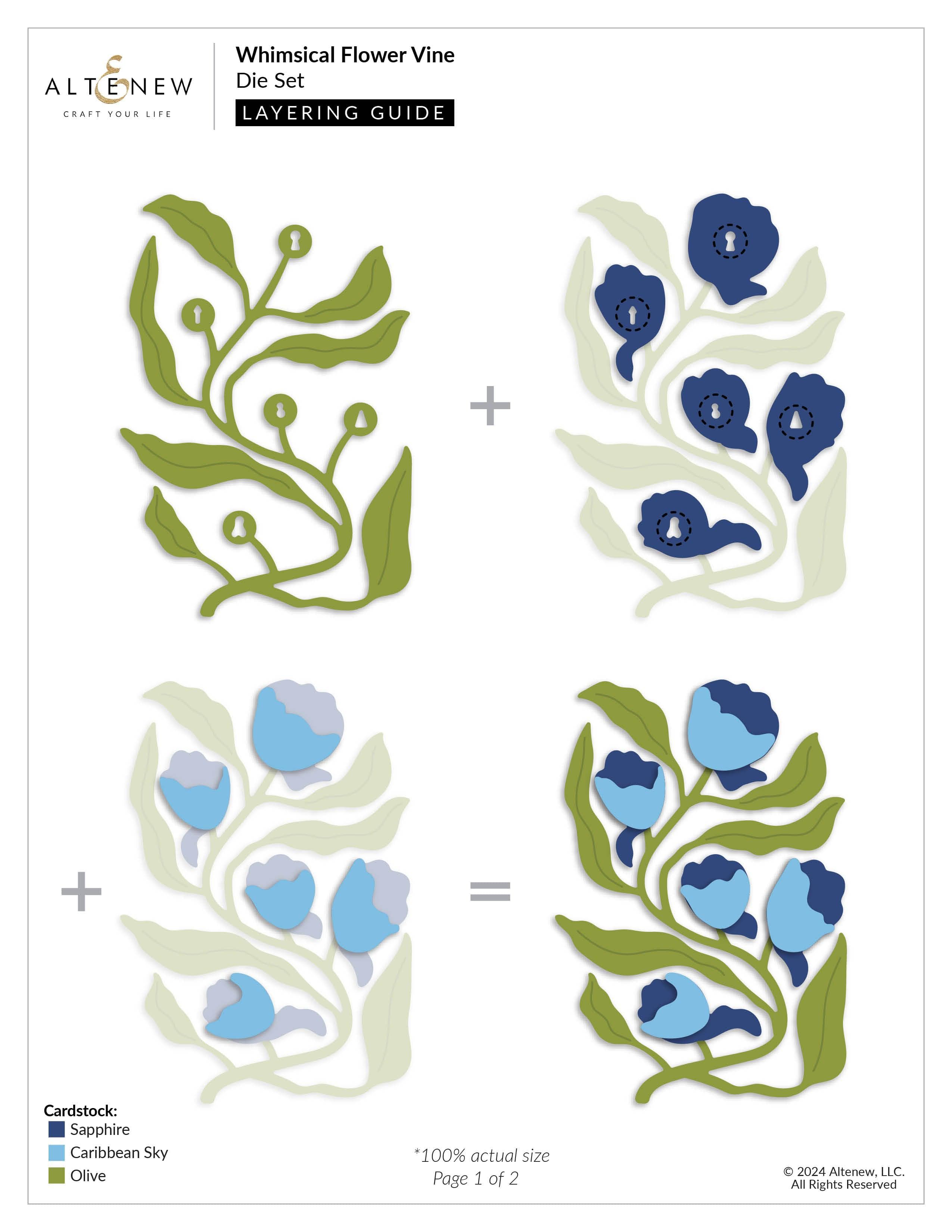 altenew-whimsical-flower-vine-die-set-blumenranke image 3