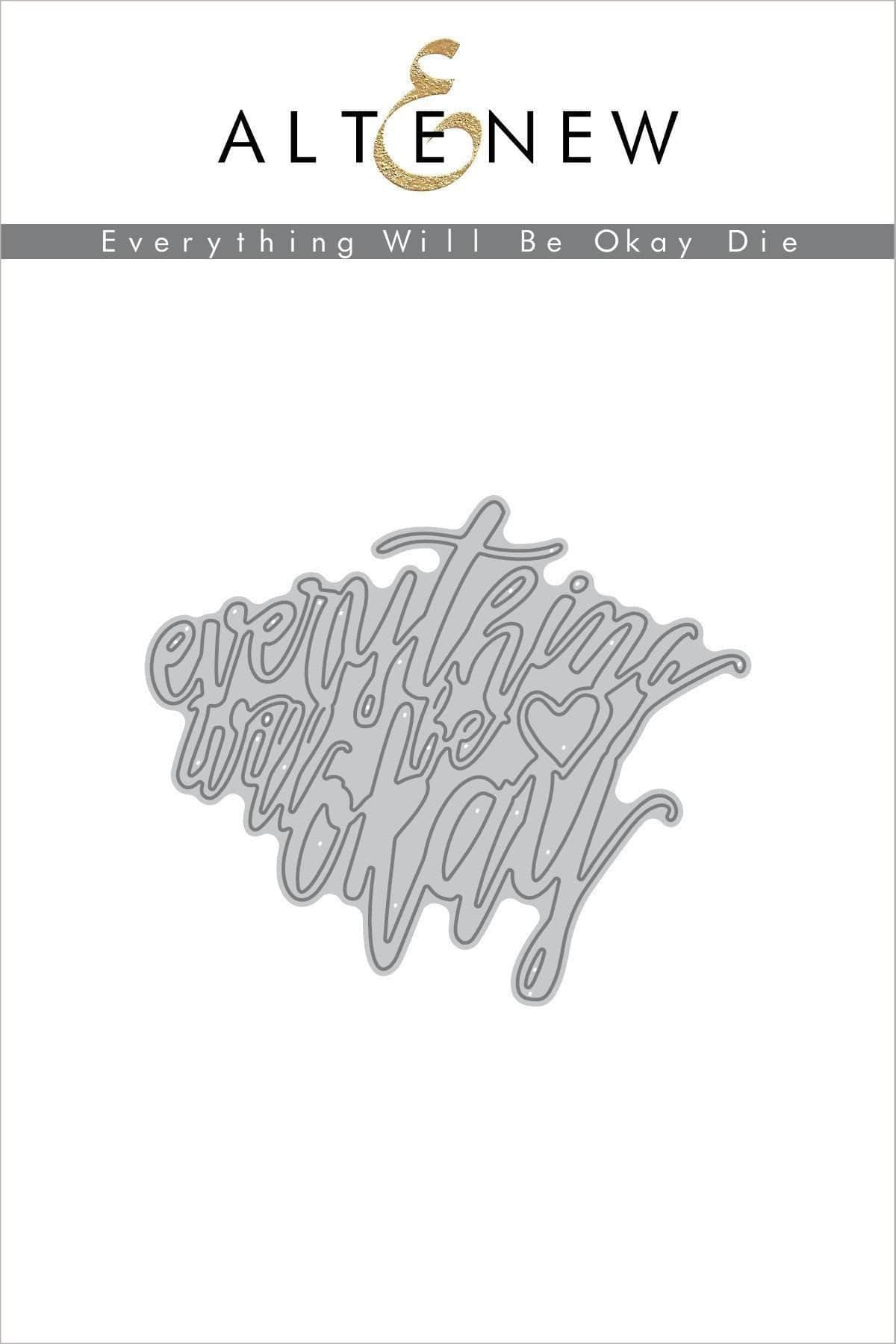 altenew-everything-will-be-okay-stanze-schriftzug image 1