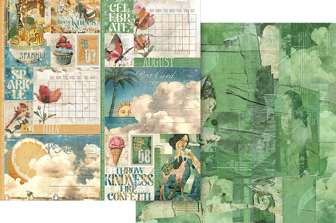 graphic-45-journaling-through-time-papier-8x8-24-bogen image 5