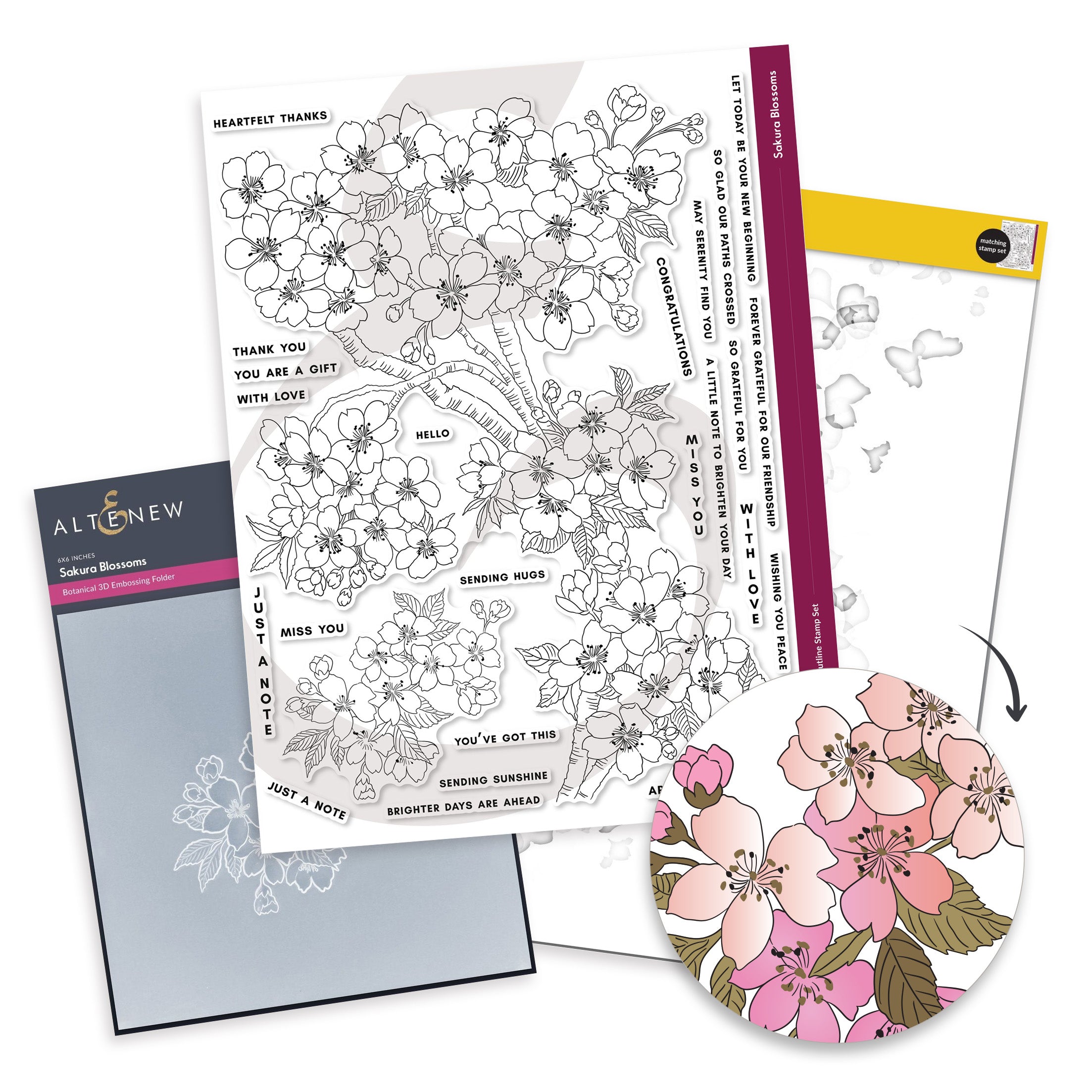altenew-sakura-blossoms-pr-gefolder-6x6-kirschbl-te image 1