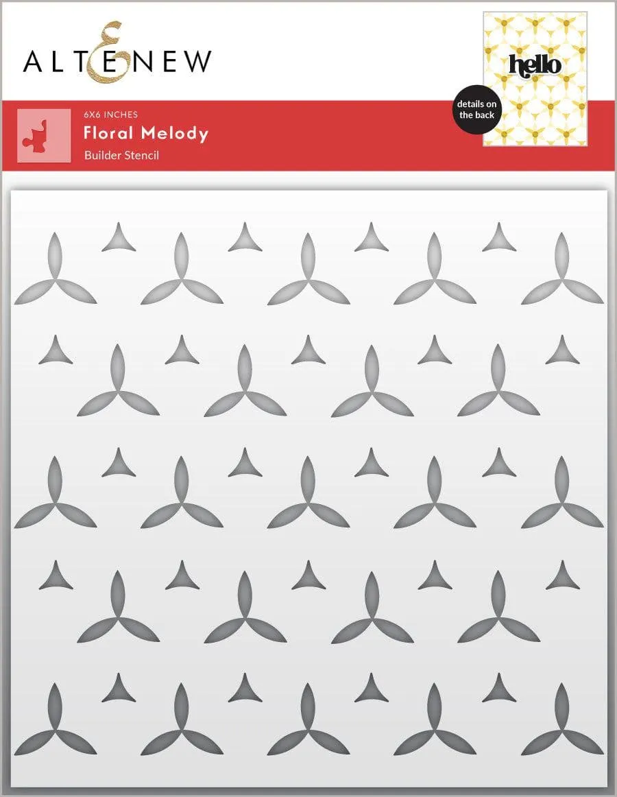 altenew-floral-melody-builder-stencil-schablone-15x15cm image 1