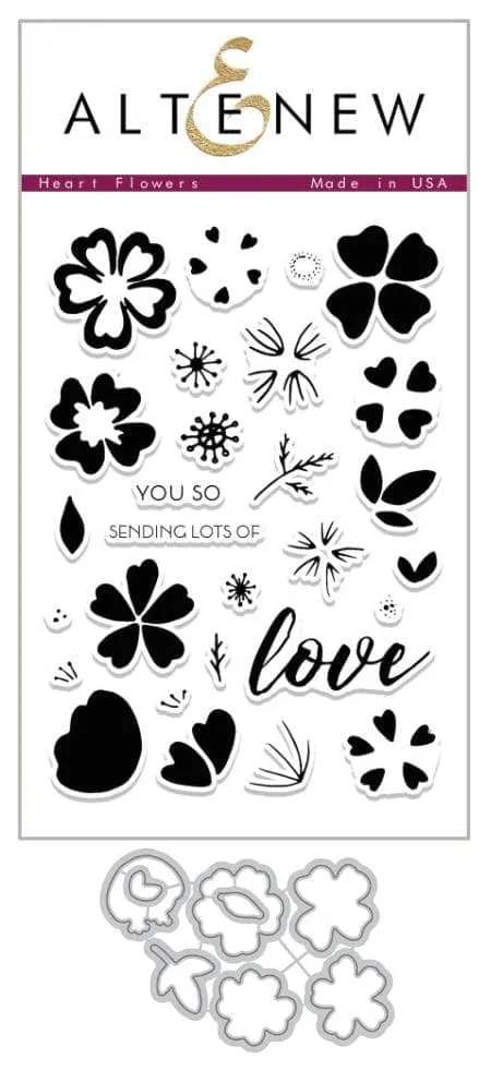 altenew-heart-flowers-stempel-stanzen-bundle-love image 1