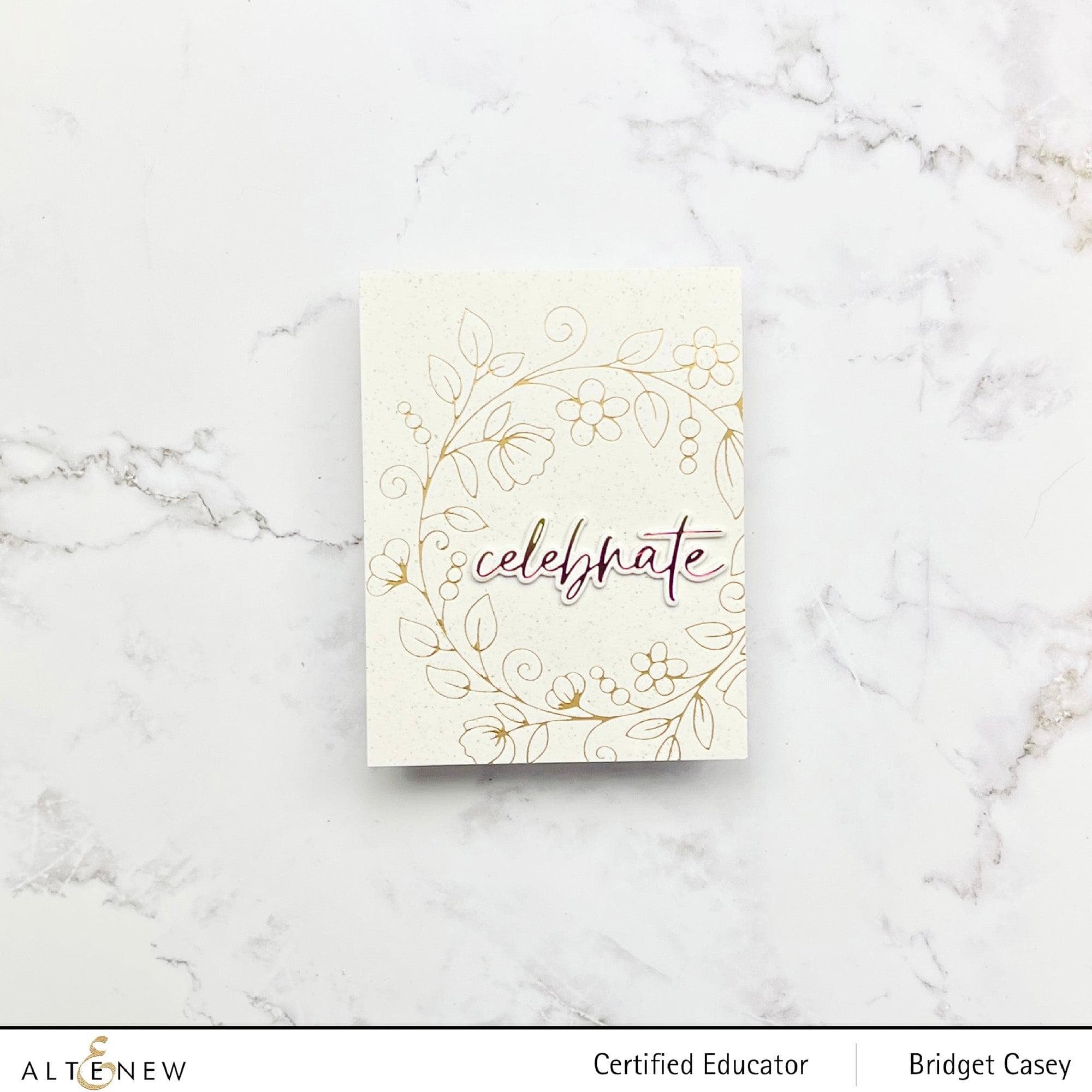 altenew-foil-plates-flower-wreath-hot-foil-plate-5-1x5-5 image 4