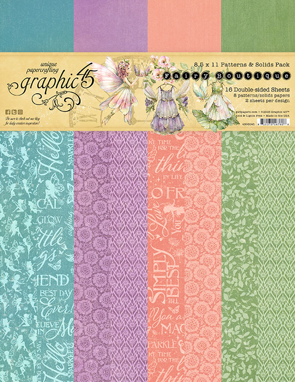 graphic-45-fairy-boutique-8-5x11-mustermix-papier-16-blatt-pastell image 1