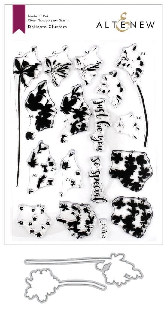 altenew-delicate-clusters-stempel-stanzen-bundle-blumen image 1