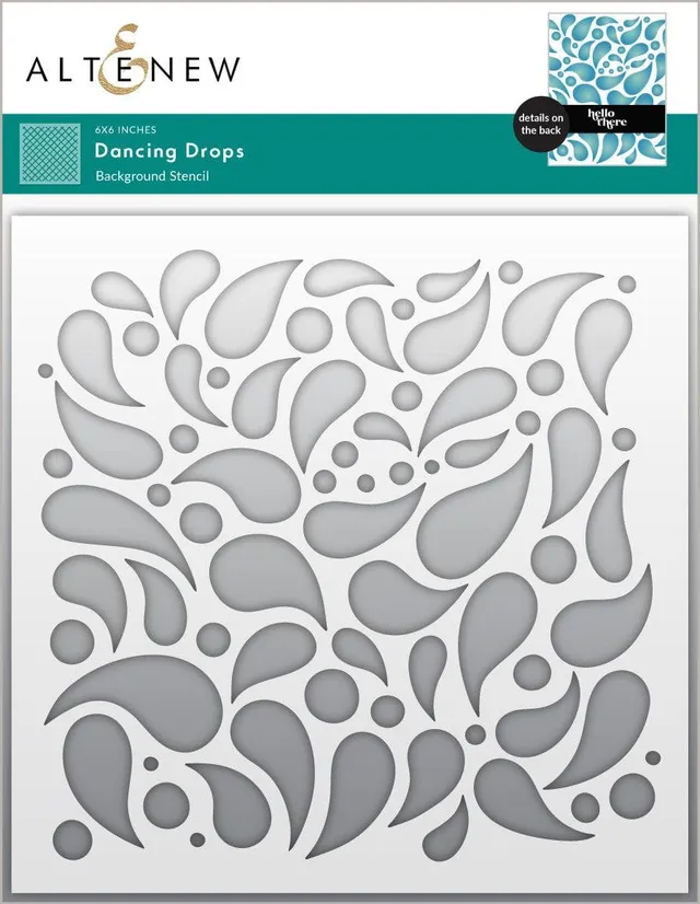 altenew-dancing-drops-stencil-6x6-hintergrund-3-teilig image 1