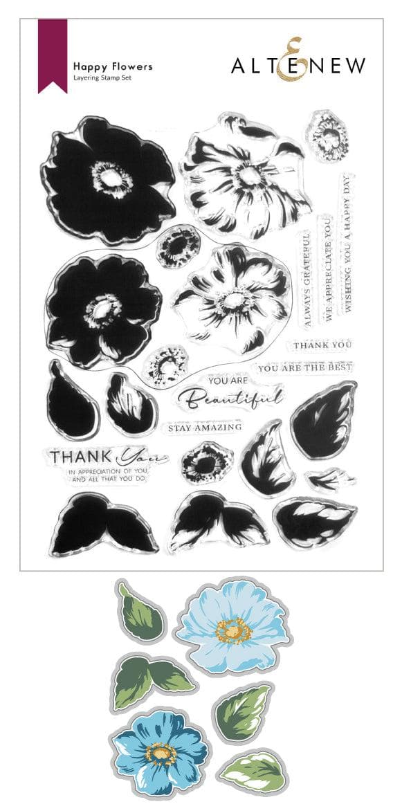 altenew-happy-flowers-stempelset-complete-bundle-floral image 1