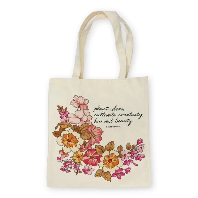 altenew-flower-garden-tote-bag-stofftasche-blumen image 1