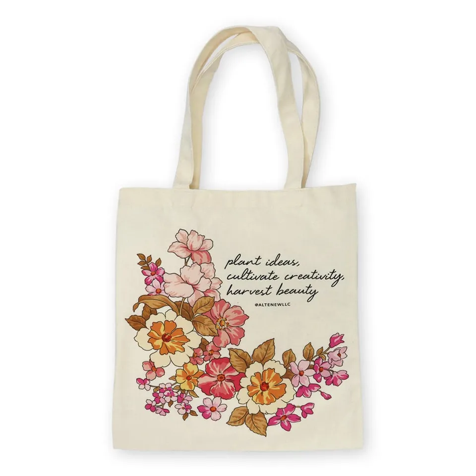 altenew-flower-garden-tote-bag-stofftasche-blumen image 1