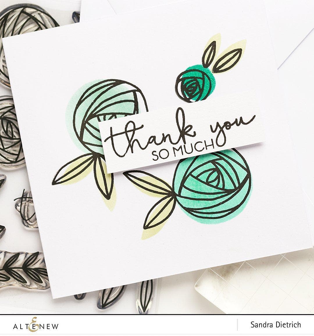 altenew-rennie-roses-bundle-stempel-stanzen-schablone image 7