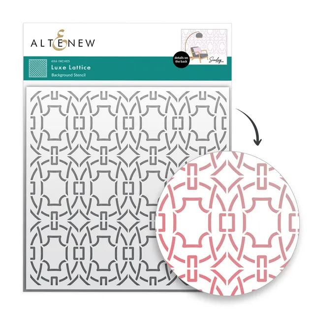 altenew-luxe-lattice-schablone-6x6-zoll-hintergrund image 1