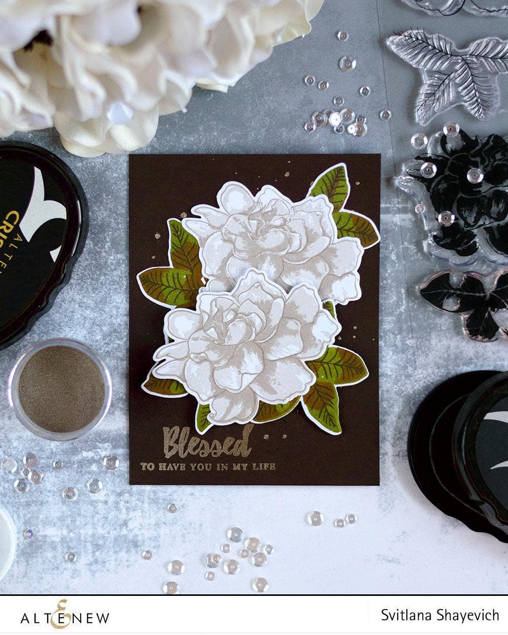 altenew-build-a-flower-gardenia-stempel-tinte-set image 4