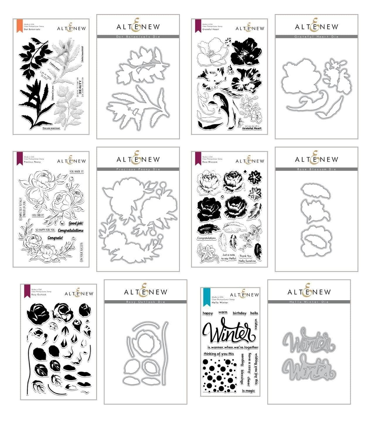 altenew-abundant-vibrance-stempel-stanzen-bundle-12-teilig image 1