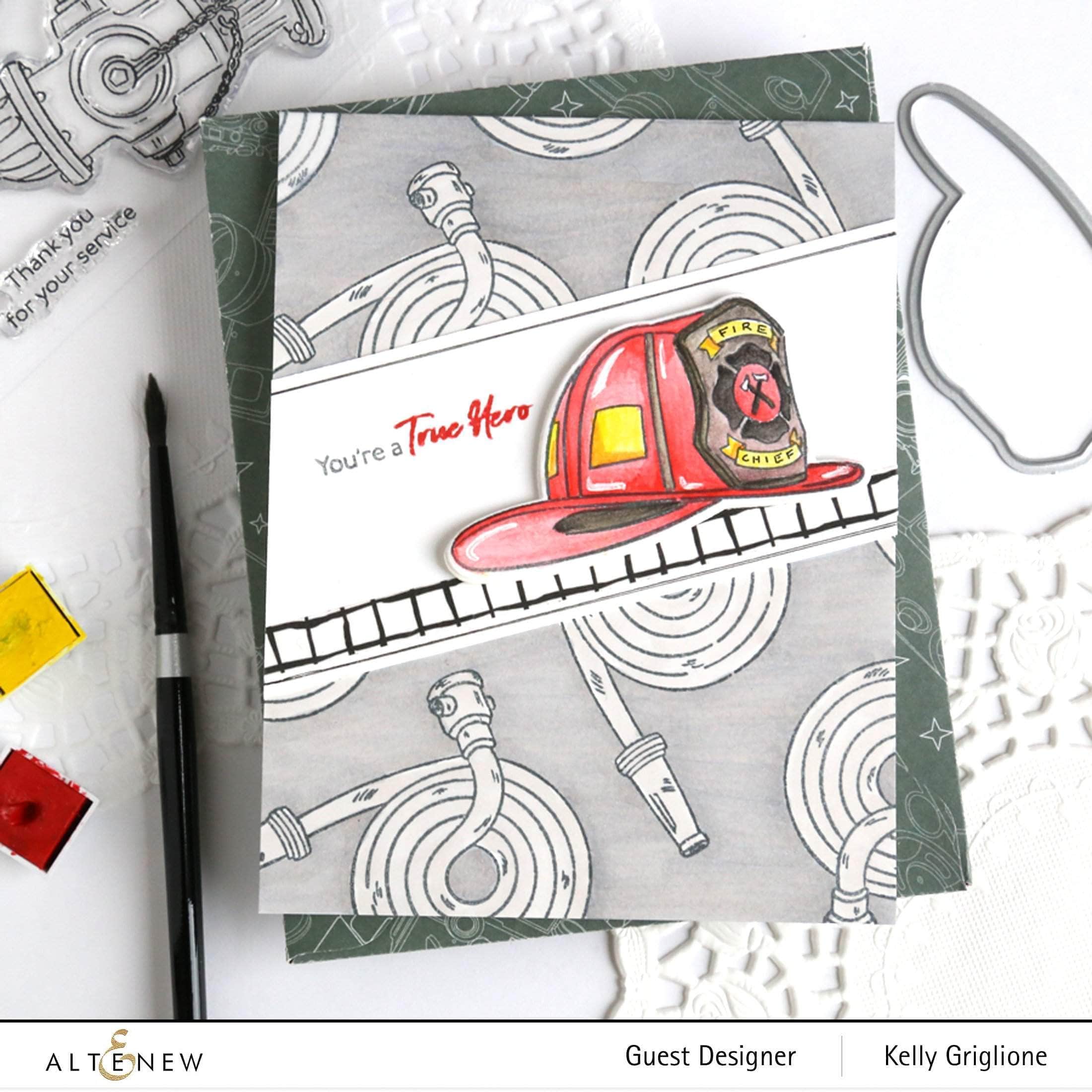 altenew-firefighter-heroes-stempelset-feuerwehr-clear-stamps-4x6 image 2