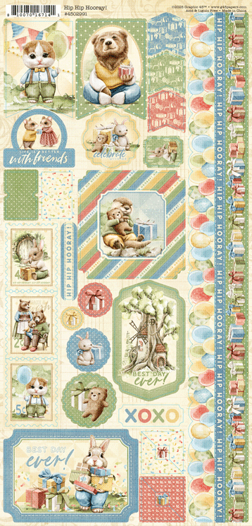 graphic-45-hip-hip-hooray-sticker-set-geburtstag-2-bogen image 2