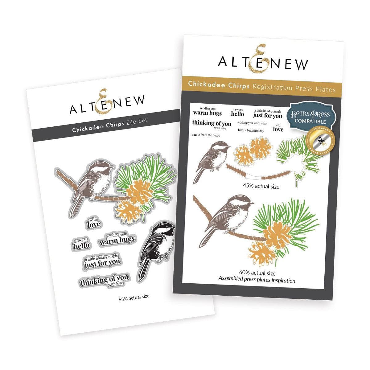 altenew-chickadee-chirps-press-plate-v-gel-winter-set image 2