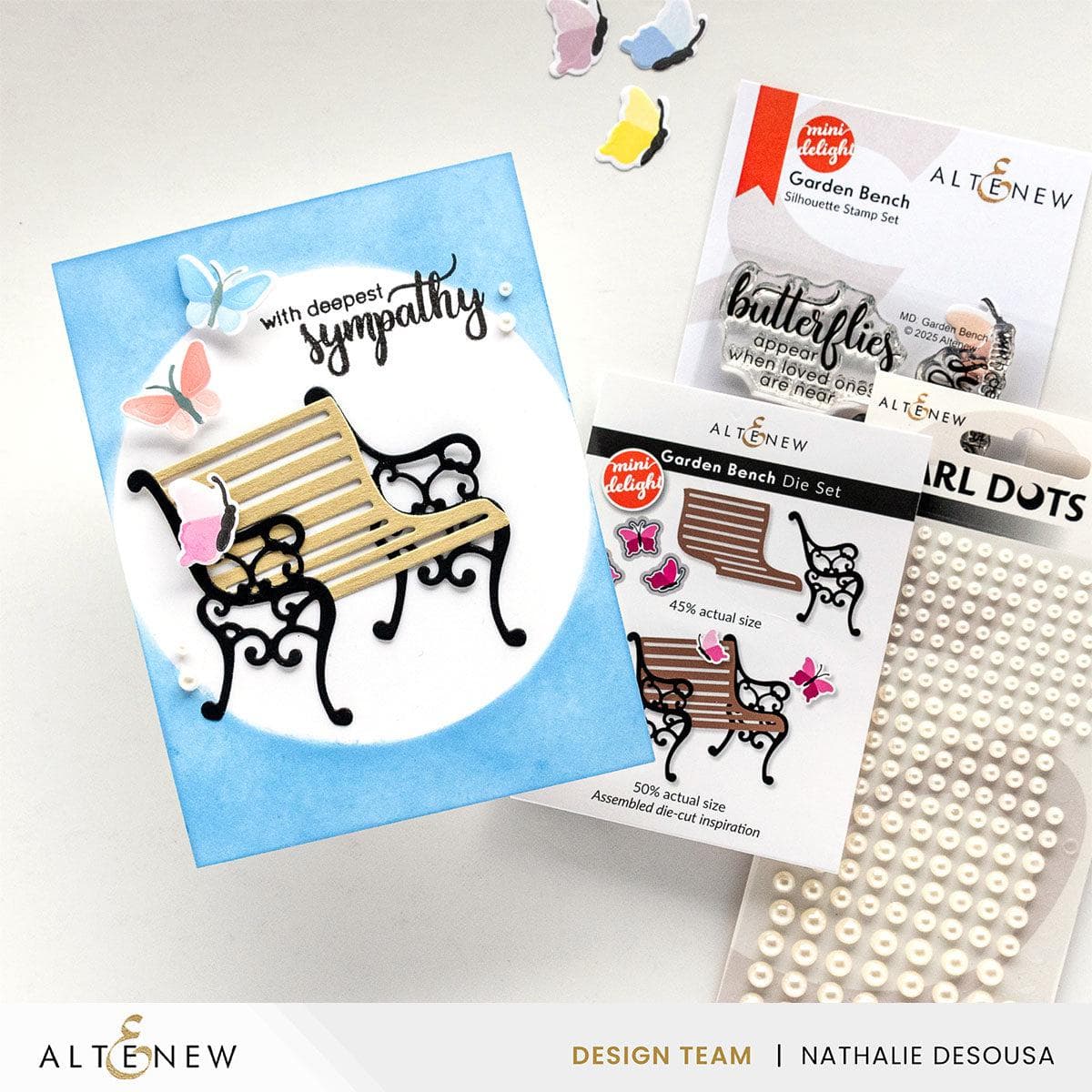 altenew-mini-delight-garden-bench-stempel-stanzen-set image 8